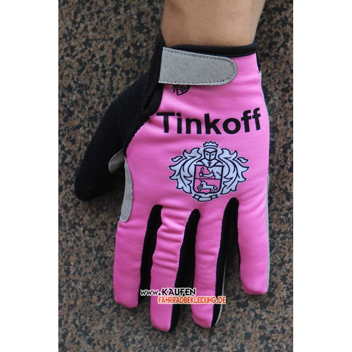 2020 Tinkoff Lange Handschuhe Rosa
